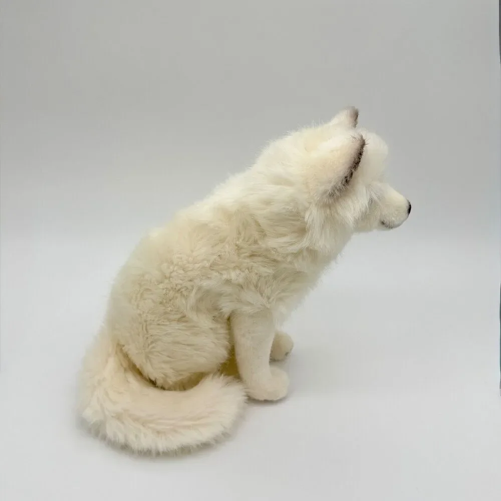 Kosen Arctic Fox White Plush Realistic #3930 Stuffed Animal Collect German